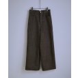 画像1: 【BISOWN(ビソウン)】BISOWN WIDE DENIM/ BROWN BLEACH (1)