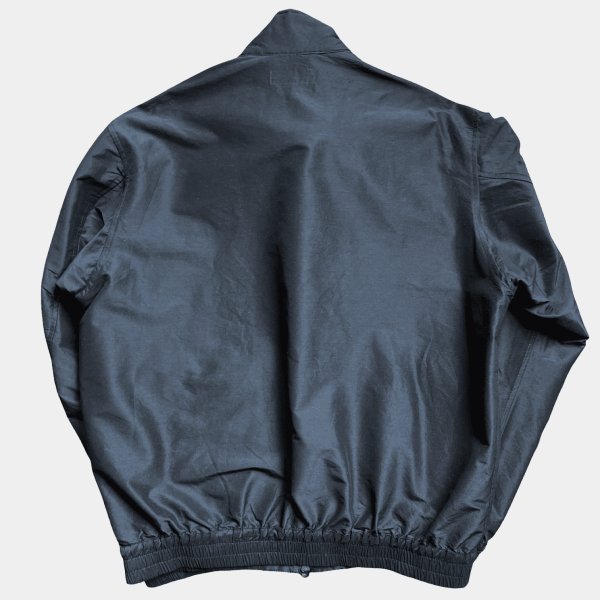 画像3: 【marka(マーカ)】FLIGHT JACKET - WOOL SILK HIGH COUNT TYPEWRITER 　”CHAMBRAY BLACK”