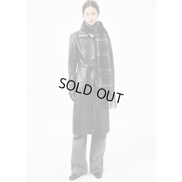 画像3: 【OUR LEGACY(アワーレガシー)】ESTATE SCARF/ Black Fuzzy Alpaca Check