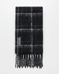 (予約商品)【OUR LEGACY(アワーレガシー)】ESTATE SCARF/ Black Fuzzy Alpaca Check