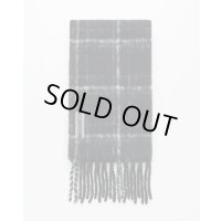 【OUR LEGACY(アワーレガシー)】ESTATE SCARF/ Black Fuzzy Alpaca Check