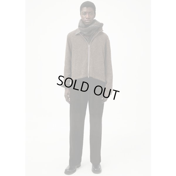 画像4: 【OUR LEGACY(アワーレガシー)】SHRUNKEN FULLZIP POLO/ Brown Sparse Buckle Weave