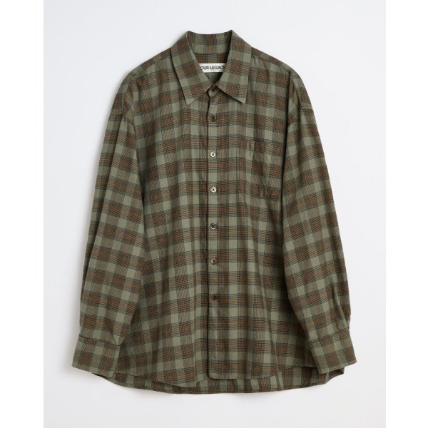 画像1: (予約商品)【OUR LEGACY(アワーレガシー)】BORROWED SHIRT/ Iowa Flannel Check