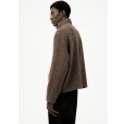 画像5: (予約商品)【OUR LEGACY(アワーレガシー)】SHRUNKEN FULLZIP POLO/ Brown Sparse Buckle Weave