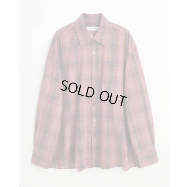 画像1: 【OUR LEGACY(アワーレガシー)】BORROWED SHIRT/ Idaho Flannel Check