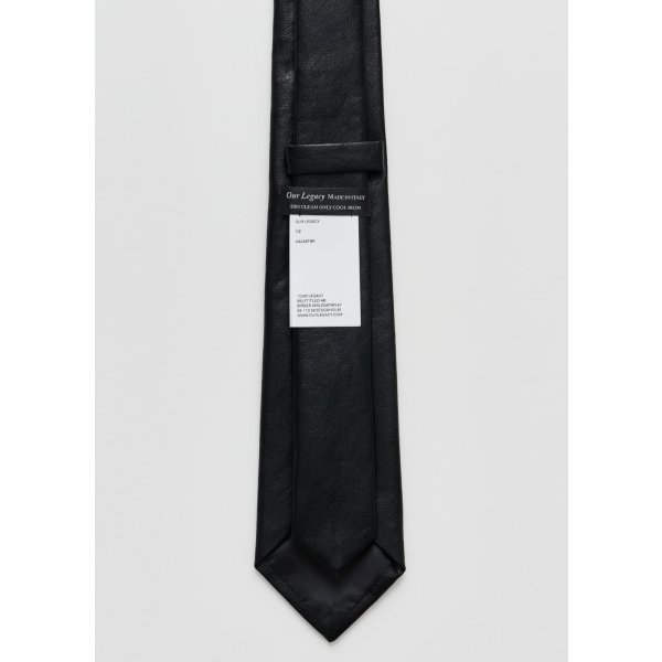 画像3: (予約商品)【OUR LEGACY(アワーレガシー)】TIE/ Black Real Fake Leather