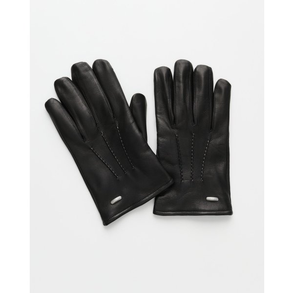 画像1: (予約商品)【OUR LEGACY(アワーレガシー)】HIS GLOVES/ Black Leather