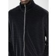 画像3: (予約商品)【OUR LEGACY(アワーレガシー)】SHRUNKEN FULLZIP POLO/ Phantom Stripe Velour