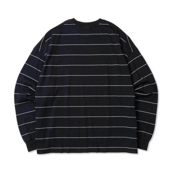 画像2: 【ROTOL(ロトル)】LUMIFLECT BORDER LONG SLEEVE TEE　”BLACK”