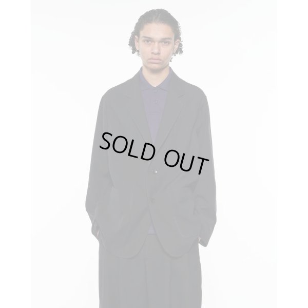 画像3: 【marka(マーカ)】STROLL AROUND JACKET／ウールサージ ワッシャータンブラー 　”Chambray Black”