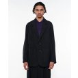 画像1: 【marka(マーカ)】STROLL AROUND JACKET／ウールサージ ワッシャータンブラー 　”Chambray Black” (1)
