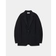 画像5: 【marka(マーカ)】STROLL AROUND JACKET／ウールサージ ワッシャータンブラー 　”Chambray Black”