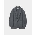 画像1: 【marka(マーカ)】STROLL AROUND JACKET／ウールサージ ワッシャータンブラー 　”Herringbone” (1)
