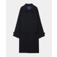 画像1: 【marka(マーカ)】RAGLAN SLEEVE COAT 　”CHAMBRAY BLACK” (1)