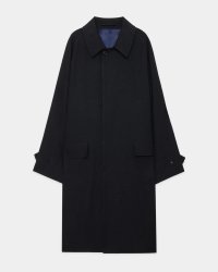 【marka(マーカ)】RAGLAN SLEEVE COAT 　”CHAMBRAY BLACK”