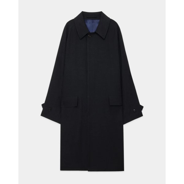 画像1: 【marka(マーカ)】RAGLAN SLEEVE COAT 　”CHAMBRAY BLACK”