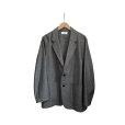 画像3: 【marka(マーカ)】STROLL AROUND JACKET／ウールサージ ワッシャータンブラー 　”Herringbone” (3)