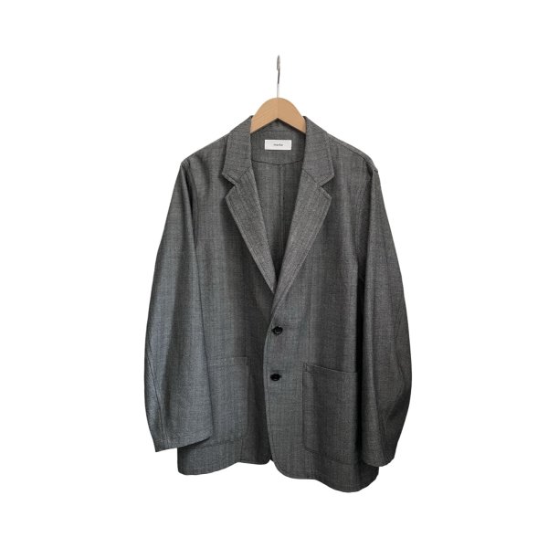 画像3: 【marka(マーカ)】STROLL AROUND JACKET／ウールサージ ワッシャータンブラー 　”Herringbone”