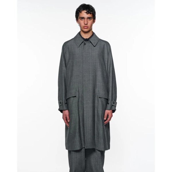 画像1: 【marka(マーカ)】RAGLAN SLEEVE COAT 　”HERRINGBONE”