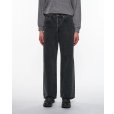 画像1: 【marka(マーカ)】Organic Cotton 13.5Oz Selvedge Denim Wide Leg Jeans　”Faded Black” (1)
