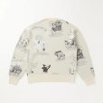 画像2: 【FAF(エフエーエフ)】Newcommune Island Jaquard Knit　”Ecru” (2)
