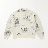 【FAF(エフエーエフ)】Newcommune Island Jaquard Knit　”Ecru”