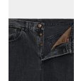 画像4: 【marka(マーカ)】Organic Cotton 13.5Oz Selvedge Denim Wide Leg Jeans　”Faded Black”