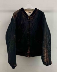 【LES SIX(レシス)】Orthodox Rebel Souvenir Jacket / Black×White