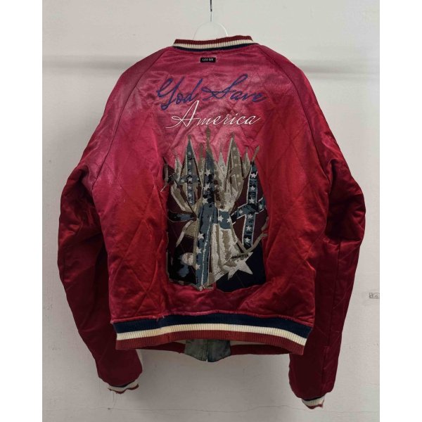 画像3: 【LES SIX(レシス)】Orthodox Rebel Souvenir Jacket / Blue×Red