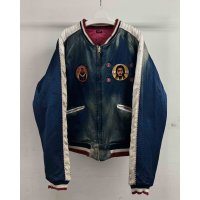 【LES SIX(レシス)】Orthodox Rebel Souvenir Jacket / Blue×Red