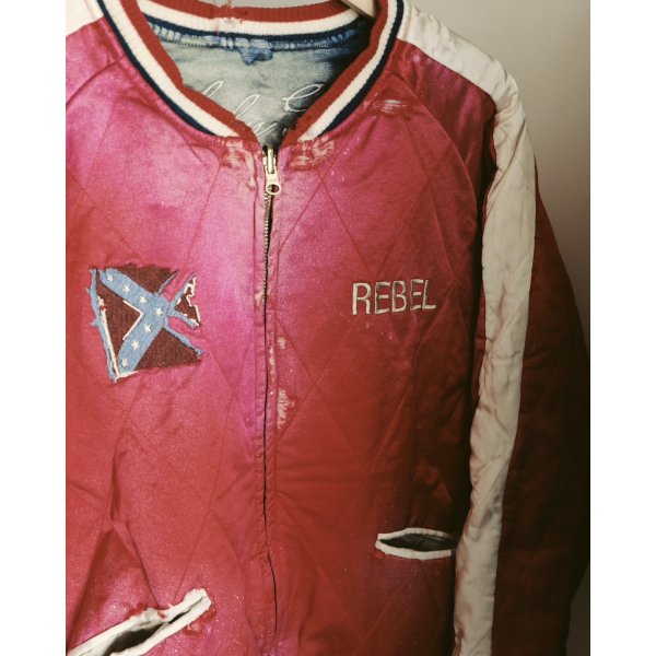 画像9: 【LES SIX(レシス)】Orthodox Rebel Souvenir Jacket / Blue×Red