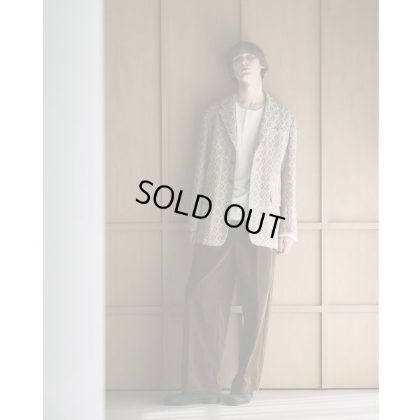 画像5: 【BISOWN(ビソウン)】CORDUROY 2TUCK WIDE TROUSERS/ BROWN