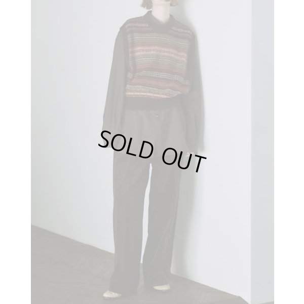 画像7: 【BISOWN(ビソウン)】CORDUROY 2TUCK WIDE TROUSERS/ BROWN