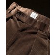 画像3: 【BISOWN(ビソウン)】CORDUROY 2TUCK WIDE TROUSERS/ BROWN (3)