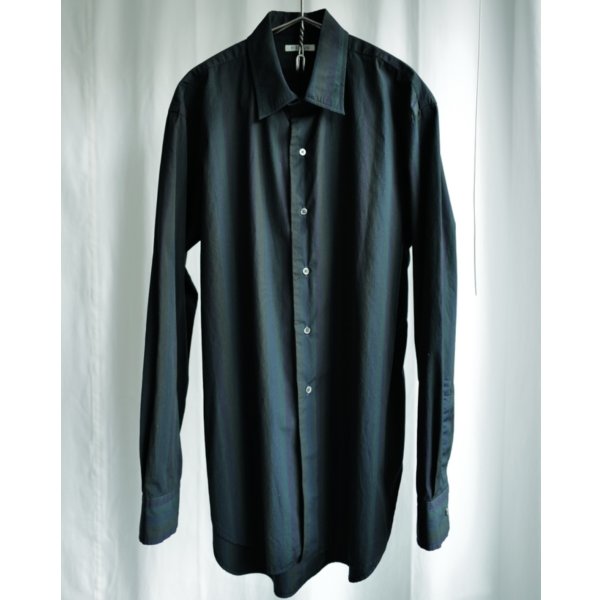 画像1: 【HEUGN(ユーゲン)】"Alan" Over Dye Stripe / Green