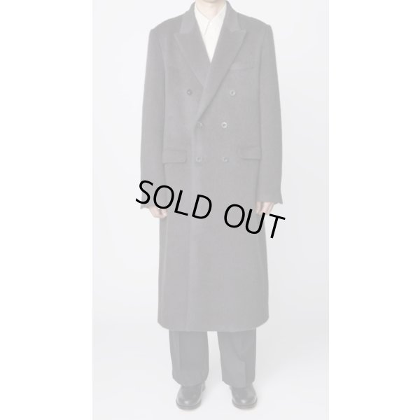 画像1: 【IRENISA(イレニサ)】DOUBLE-BREASTED CHESTER COAT / GREEN BLACK