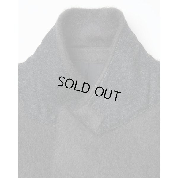 画像4: 【IRENISA(イレニサ)】DOUBLE-BREASTED CHESTER COAT / GREEN BLACK