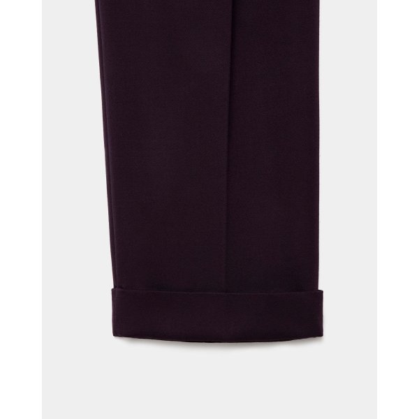 画像6: 【MARKAWARE(マーカウェア)】Polwarth Tuxedo Cloth Double Pleated Wide Trousers "Black"