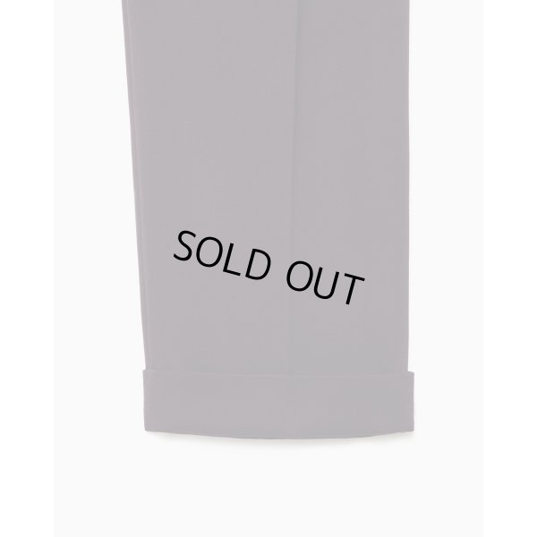 画像6: 【MARKAWARE(マーカウェア)】Polwarth Tuxedo Cloth Double Pleated Wide Trousers "Purple"