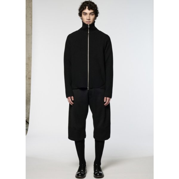 画像1: 【Omar Afridi(オマールアフリディ)】ARTICULATED DRIVERS KNIT/ BLACK