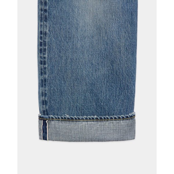 画像6: 【marka(マーカ)】Organic Cotton 13.5Oz Selvedge Denim Wide Leg Jeans　”Used Washed”