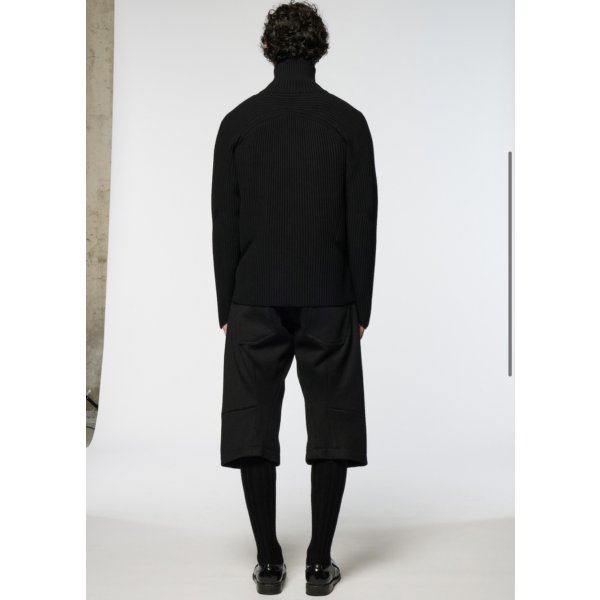 画像2: 【Omar Afridi(オマールアフリディ)】ARTICULATED DRIVERS KNIT/ BLACK