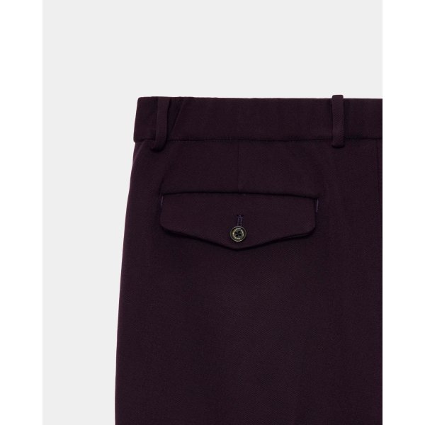 画像5: 【MARKAWARE(マーカウェア)】Polwarth Tuxedo Cloth Double Pleated Wide Trousers "Black"