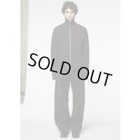 【Omar Afridi(オマールアフリディ)】ARTICULATED DRIVERS KNIT/ DARK GREY DARK BROWN