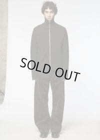 【Omar Afridi(オマールアフリディ)】ARTICULATED DRIVERS KNIT/ DARK GREY DARK BROWN