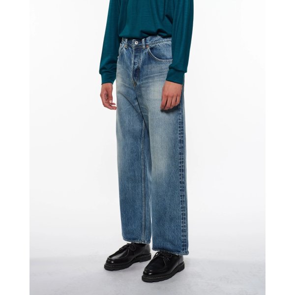 画像3: 【marka(マーカ)】Organic Cotton 13.5Oz Selvedge Denim Wide Leg Jeans　”Used Washed”