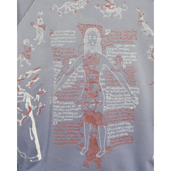 画像9: 【Samuel Zelig(サミュエルゼリグ)】Medieval Crewneck/ Pale Blue