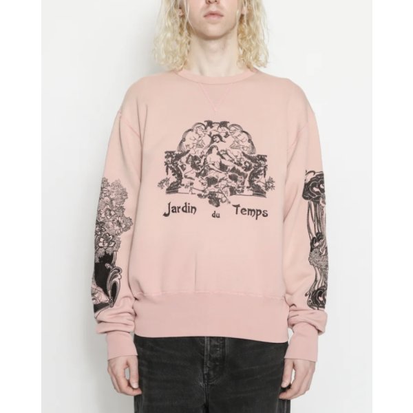 画像1: 【Samuel Zelig(サミュエルゼリグ)】Jardin Crewneck/ Dusty Rose
