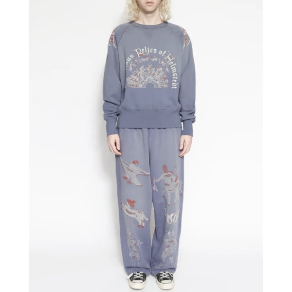 画像10: 【Samuel Zelig(サミュエルゼリグ)】Medieval Crewneck/ Pale Blue