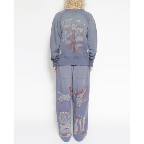 画像12: 【Samuel Zelig(サミュエルゼリグ)】Medieval Crewneck/ Pale Blue